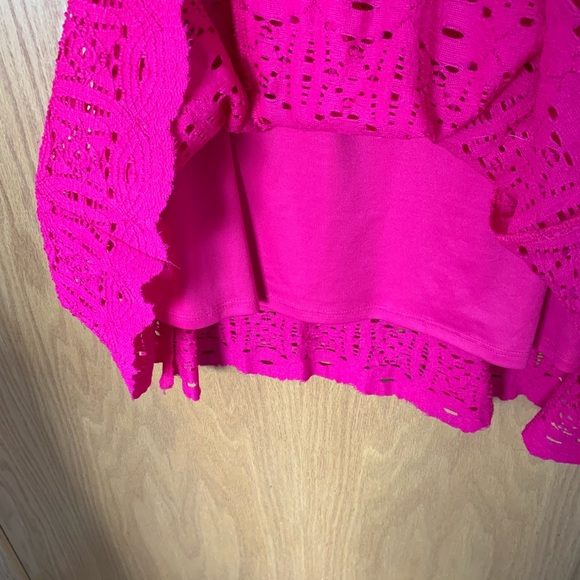 Hot pink. Apt 9. size M lace dress - Picture 4 of 4